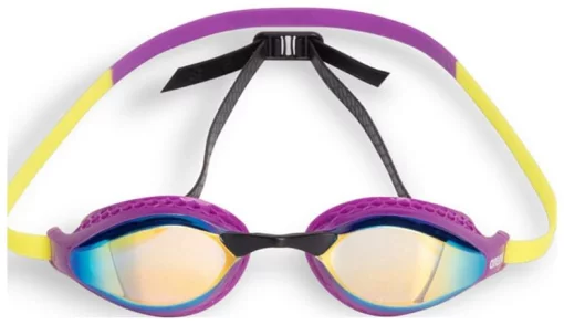Окуляри для плавання Arena AIR-SPEED MIRROR фіолетовий, жовтий Уні OSFM
