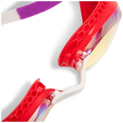 Окуляри для плавання Arena AIR-SPEED MIRROR червоний, фіолетовий Уні OSFM