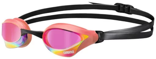 Окуляри для плавання Arena COBRA CORE SWIPE MIRROR рожевий, чорний Уні OFSM