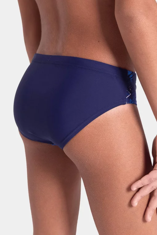 Плавки Arena DALY SWIM BRIEFS темно-синій, синій, бірюзовий, жовтий Діт