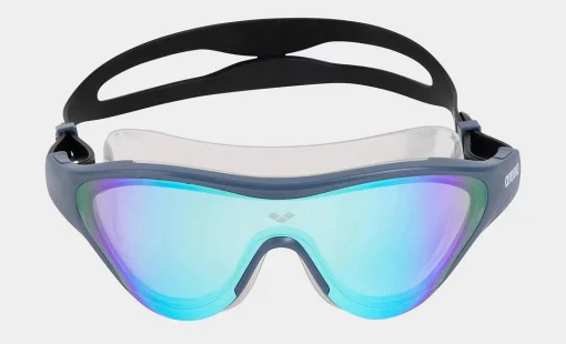 Окуляри для плавання Arena THE ONE MASK MIRROR синьо-сірий, чорний Уні OFSM