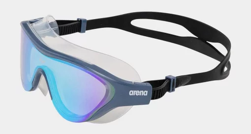Окуляри для плавання Arena THE ONE MASK MIRROR синьо-сірий, чорний Уні OFSM