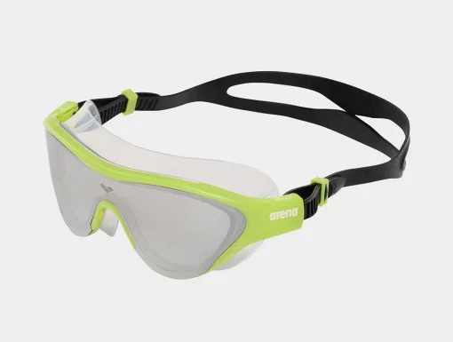 Окуляри для плавання Arena THE ONE MASK світло-срібний, світло-зелений Уні OSFM