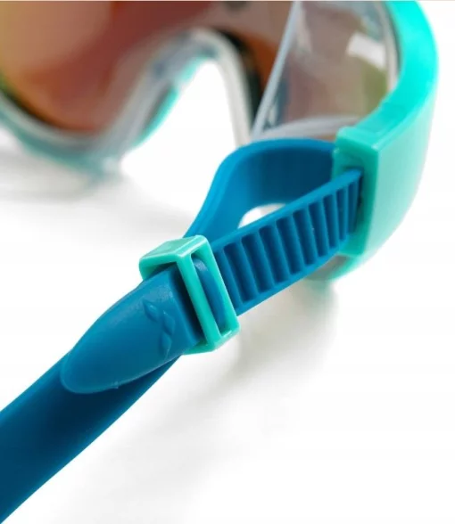 Окуляри для плавання Arena THE ONE MASK MIRROR бірюзовий, синій, білий OSFM (004308-107)