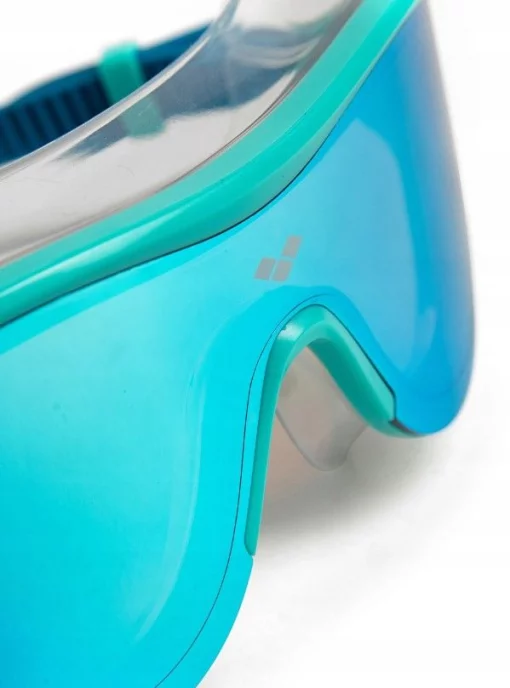 Окуляри для плавання Arena THE ONE MASK MIRROR бірюзовий, синій, білий OSFM (004308-107)