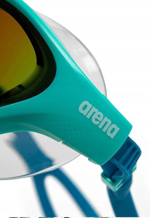 Окуляри для плавання Arena THE ONE MASK MIRROR бірюзовий, синій, білий OSFM (004308-107)