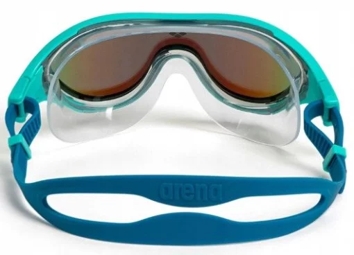 Окуляри для плавання Arena THE ONE MASK MIRROR бірюзовий, синій, білий OSFM (004308-107)