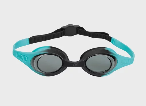 Окуляри для плавання Arena SPIDER KIDS прозоро-сірий, чорний, м'ятний Діт OSFM