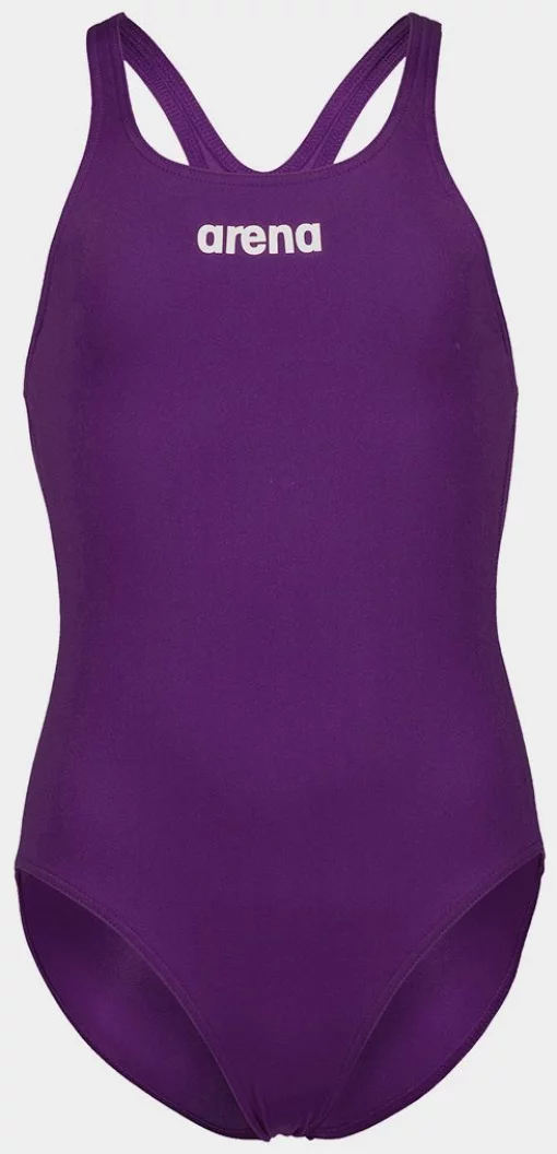 Купальник закритий для дівчат Arena TEAM SWIM PRO SOLID фіолетовий Діт 128см