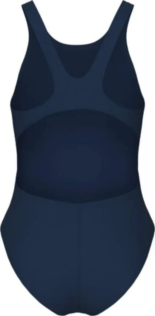 Купальник закритий для дівчат Arena TEAM SWIMSUIT SWIM TECH SOLID темно-синій дитячий 140 см (004764-750)