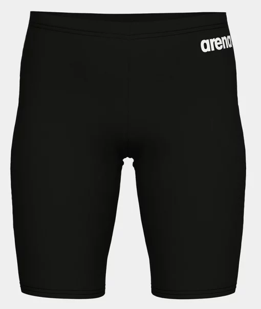Плавки Arena TEAM SWIM JAMMER SOLID чорний, білий дитячий 152 см (004772-550)