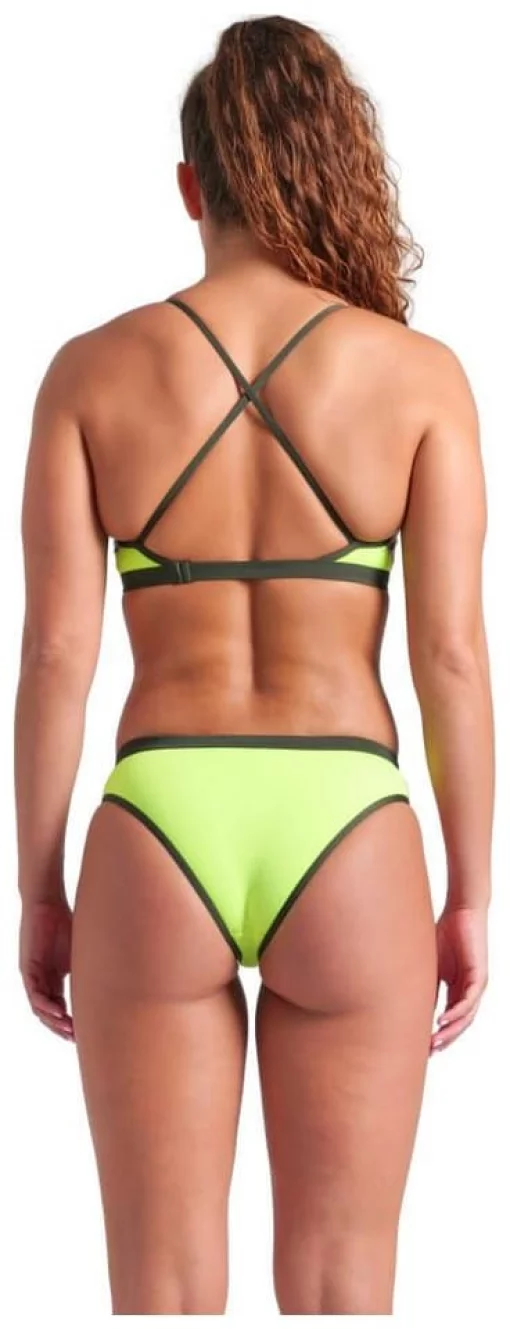 Купальник роздільний для жінок Arena ICONS BIKINI CROSS BACK SOLID салатовий Жін 36