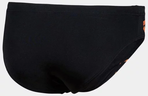 Плавки-сліпи для хлопців Arena SWIM BRIEFS GRAPHIC чорний, помаранчевий Діт