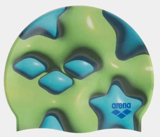 Шапка для плавання Arena HD CAP темно-зелений, бірюзовий Уні OSFM