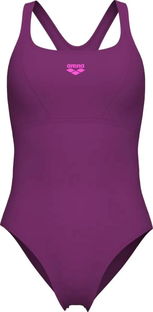 Купальник закритий для жінок Arena SOLID SWIMSUIT CONTROL PRO BAC фіолетовий Жін