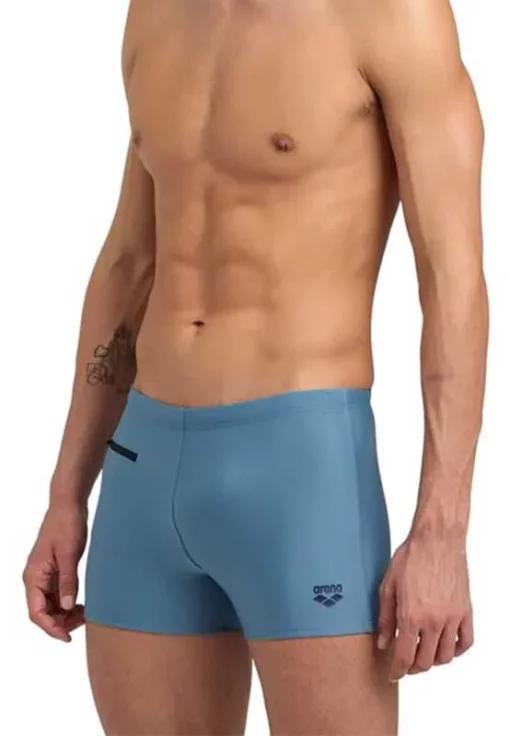 Плавки-шорти для чоловіків Arena ZIP SWIM SHORT сірий Чол 80