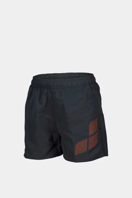 Шорти для плавання Arena BEACH SHORT LOGO R сірий, помаранчевий Діт