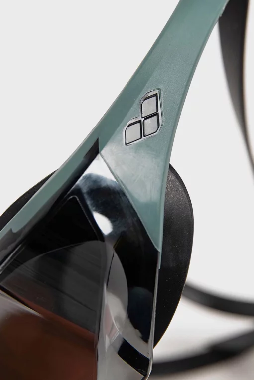 Окуляри для плавання Arena COBRA EDGE SWIPE MIRROR чорний, хакі Уні OSFM