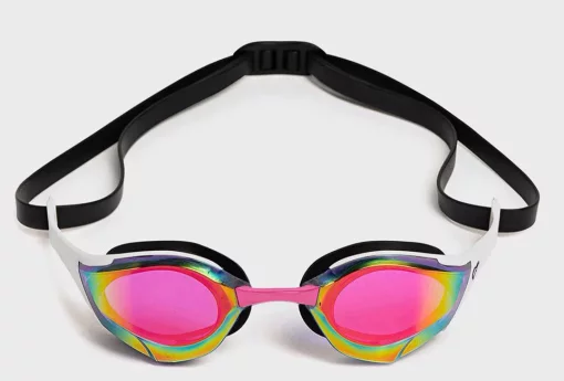 Окуляри для плавання Arena COBRA EDGE SWIPE MIRROR фіолетовий, чорний, білий Уні OSFM