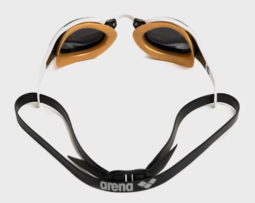 Окуляри для плавання Arena COBRA EDGE SWIPE чорний, білий, золотий Уні OSFM