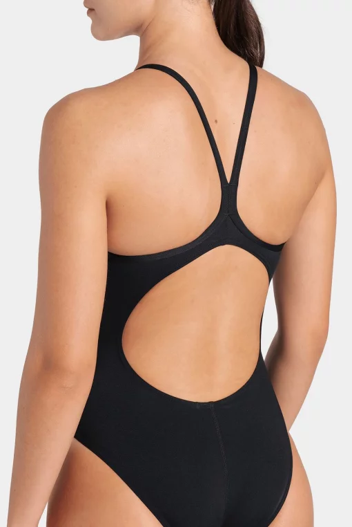 Купальник закритий для жінок Arena DIAMOND SWIMSUIT LIGHTDROP BAC чорний, білий Жін 38