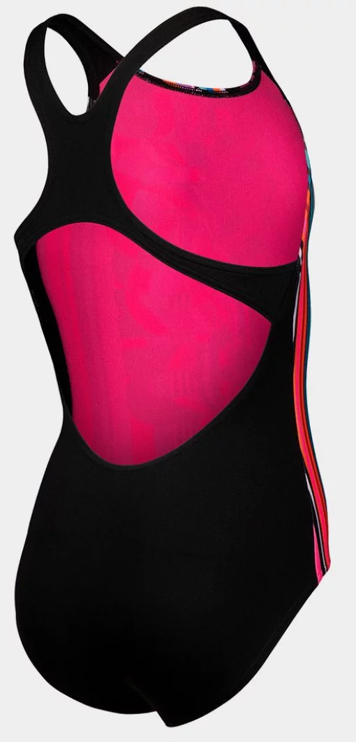 Купальник для дівчат Arena PALETTE SWIMSUIT SWIM PRO BACK рожевий, чорний, мультикольор Діт 116 см