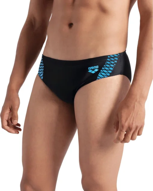 Плавки-сліпи для чоловіків Arena OPENINGS SWIM BRIEFS чорний, синій Чол 85 (008065-580)