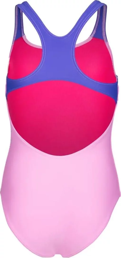 Купальник закритий для дівчат Arena DIM LIGHT SWIMSUIT SWIM PRO BA рожевий, фіолетовий дитячий 128 см (008104-980)