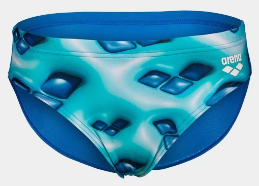 Плавки-сліпи для хлопців Arena FOAM SWIM BRIEFS білий, зелений, бірюзовий Діт