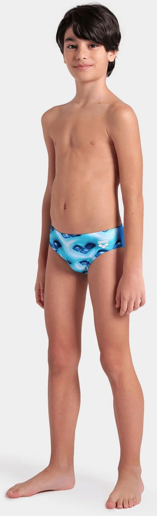 Плавки-сліпи для хлопців Arena FOAM SWIM BRIEFS білий, зелений, бірюзовий Діт 140 см