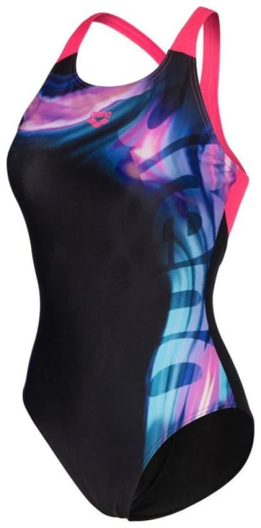 Купальник закритий для жінок Arena DREAMHLINE SWIMSUIT V BACK чорний Жін 44