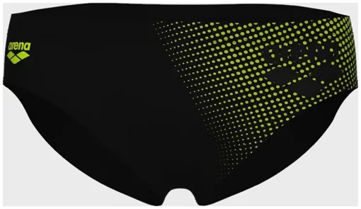 Плавки-сліпи для чоловіків Arena FOGGY DOTS SWIM BRIEFS чорний, жовтий Чол 80