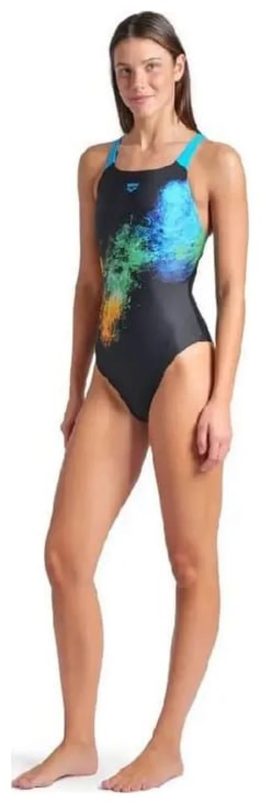Купальник закритий для жінок Arena VIBRANT SWIMSUIT SWIM PRO BACK чорний Жін 38