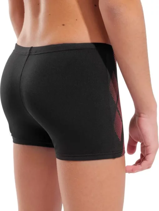 Плавки-шорти для хлопчиків Arena POSEIDONIA SWIM SHORT чорний, кораловий дитячий 128 см (009008-504)