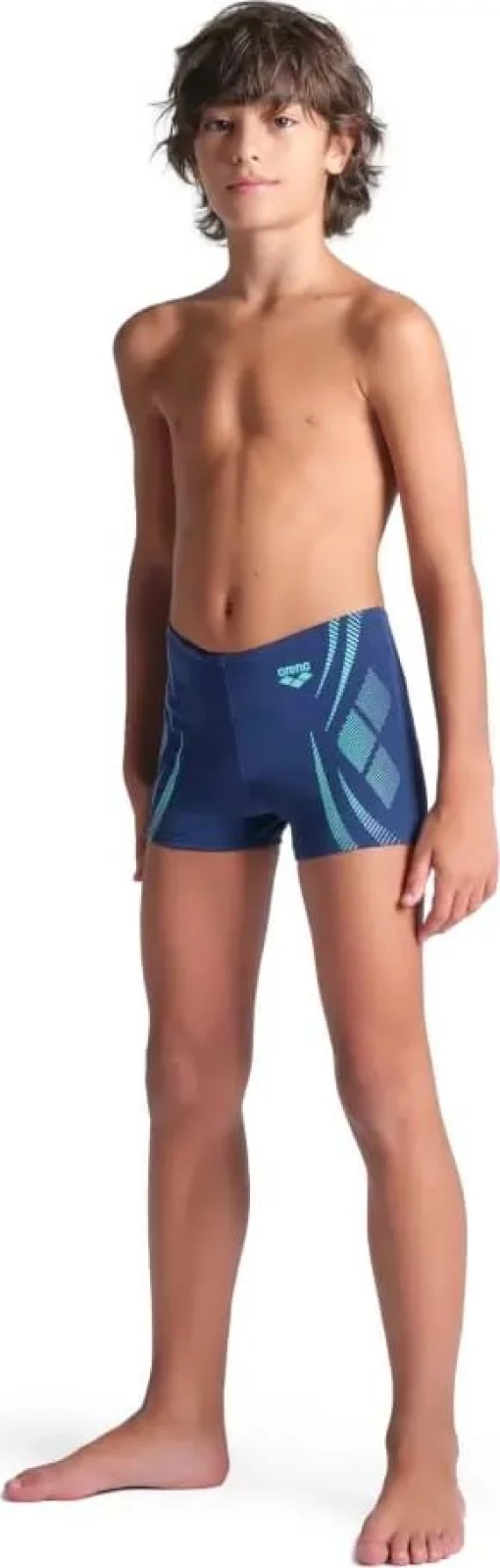 Плавки-шорти для хлопчиків Arena POSEIDONIA SWIM SHORT синій, блакитний дитячий 128 см (009008-708)