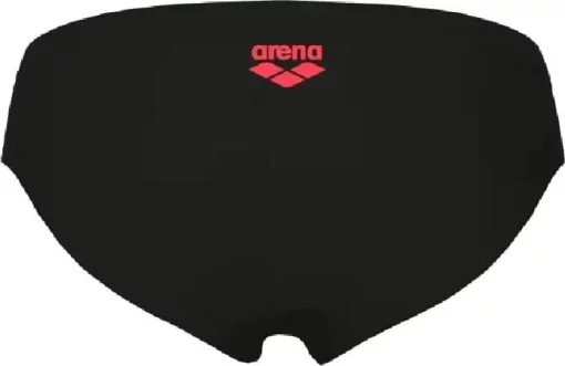 Плавки-сліпи для хлопчиків Arena POSEIDONIA SWIM BRIEFS чорний, кораловий дитячий 128 см (009009-504)