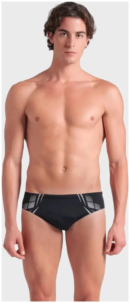 Плавки-сліпи для чоловіків Arena POSEIDONIA SWIM BRIEFS чорний, білий Чол 85