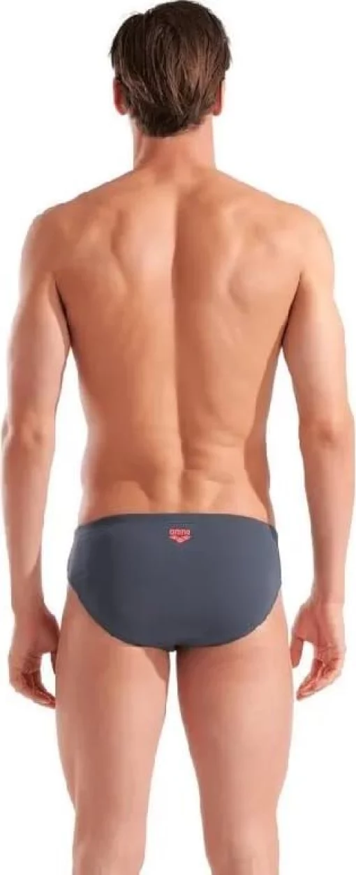Плавки-сліпи для чоловіків Arena POSEIDONIA SWIM BRIEFS сірий, рожевий Чол 100 (009075-504)