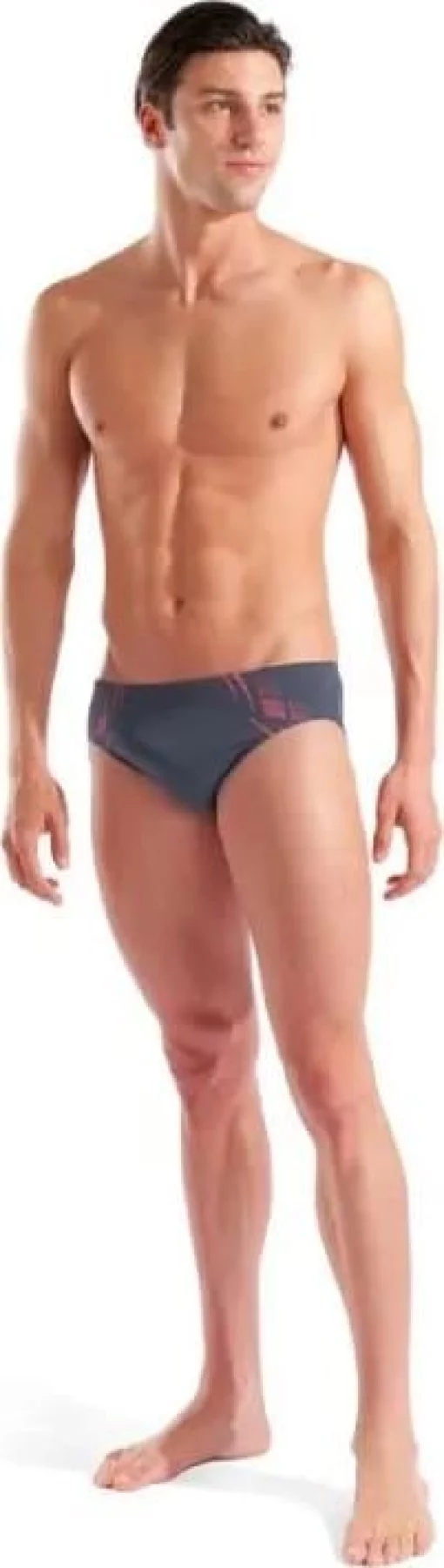Плавки-сліпи для чоловіків Arena POSEIDONIA SWIM BRIEFS сірий, рожевий Чол 100 (009075-504)