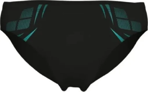 Плавки-сліпи для чоловіків Arena POSEIDONIA SWIM BRIEFS чорний, бірюзовий Чол 100 (009075-508)