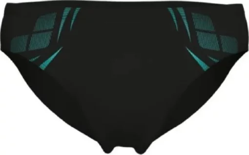 Плавки-сліпи для чоловіків Arena POSEIDONIA SWIM BRIEFS чорний, бірюзовий Чол 100 (009075-508)