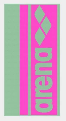 Рушник Arena LOGOTYPE JACQUARD TOWEL салатовий, рожевий Уні 140х50см