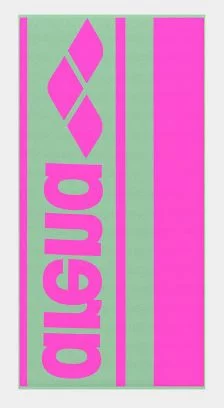Рушник Arena LOGOTYPE JACQUARD TOWEL салатовий, рожевий Уні 140х50см