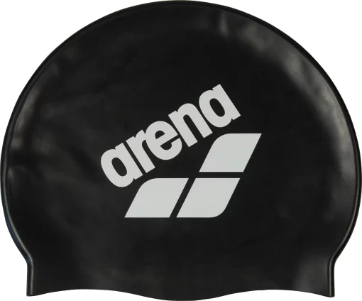 Шапка для плавання Arena BIG LOGO CAP чорний One Size (009276-206)
