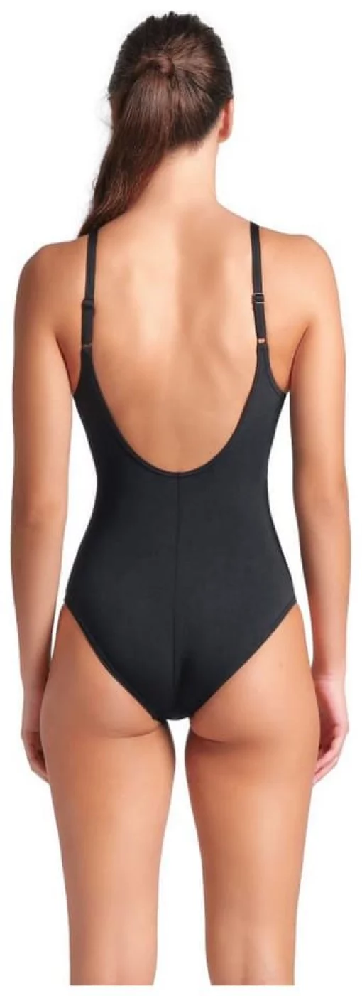 Купальник закритий для жінок Arena RIPPLES SWIMSUIT U BACK B чорний Жін 40