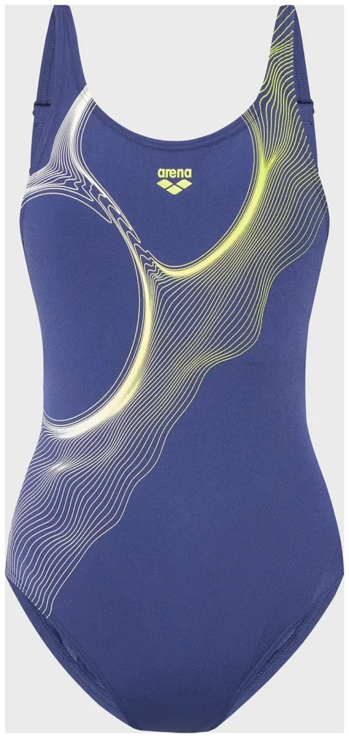 Купальник закритий для жінок Arena RIPPLES SWIMSUIT U BACK B синій Жін 38