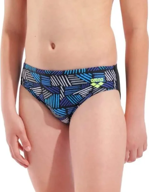 Плавки-сліпи для хлопчиків Arena CANDIES SWIM BRIEFS чорний, мультиколор дитячий 164 см (010301-550)