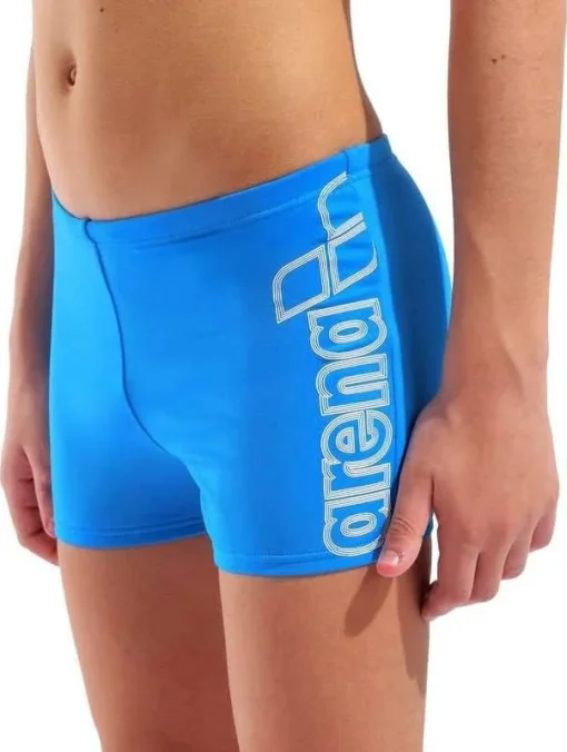 Плавки-шорти для хлопчиків Arena LOGO SWIM SHORT блакитний дитячий 140 см (010349-508)