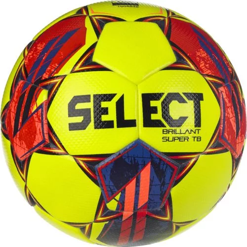 М'яч футбольний Select BRILLANT SUPER FIFA TB v23 жовтий, червоний Уні 5