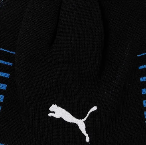 Шапка Puma LIGA Reversible Beanie чорний, синій One Size (022357-02)